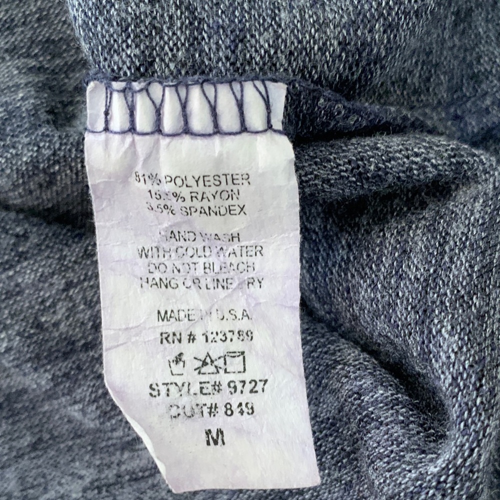 fab’rik Navy Bell Sleeve Knit Sweater - Women’s Size Medium - EUC - Picture 6 of 11